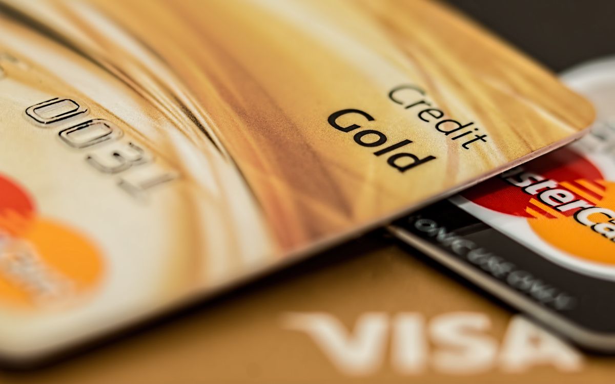 Stack of credit cards representing tradelines and credit building