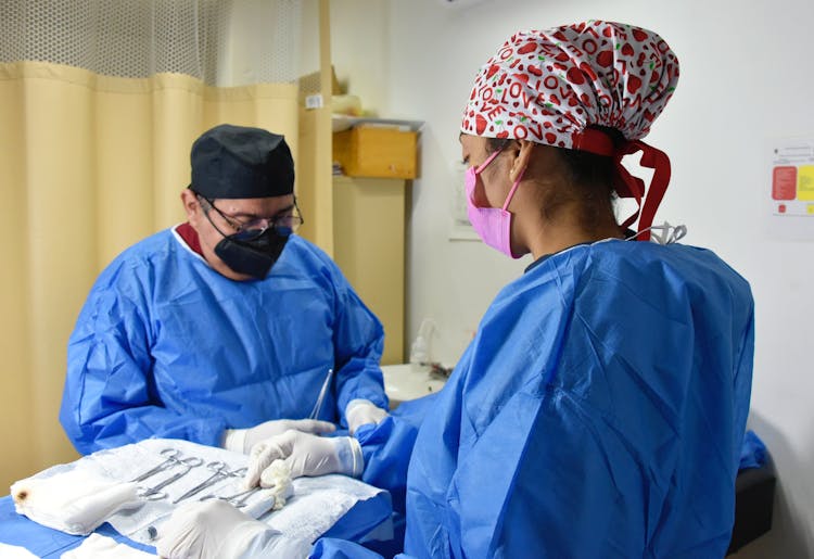 Doctors In A Hospital 