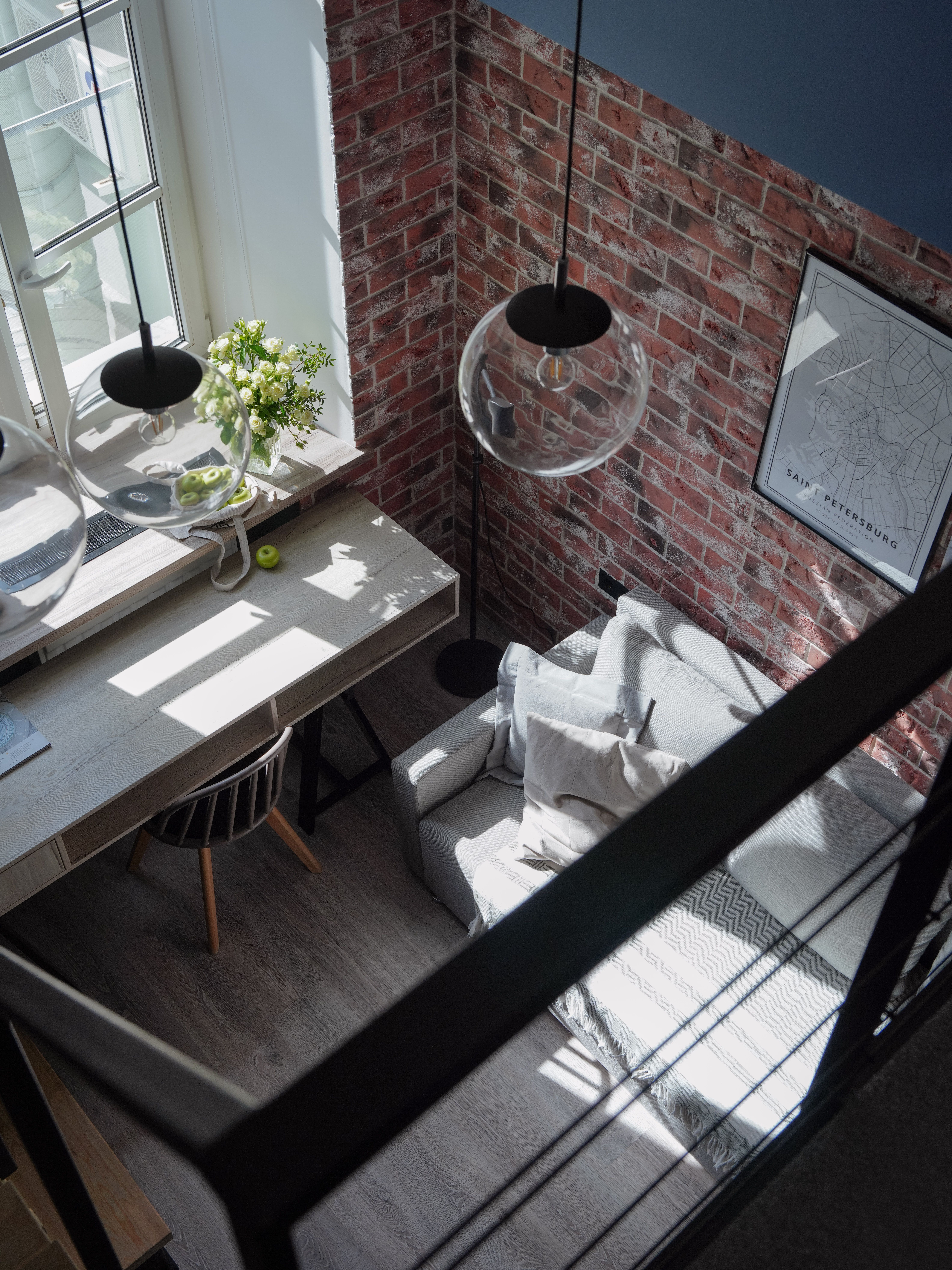 Modern Apartment Interior Photographed from the Mezzanine · Free Stock ... - Luxury Ground Floor Apartment Contemporary Mezzanine Levels