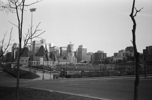 Soccer Field in Residential District