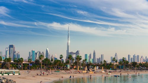 Ảnh lưu trữ miễn phí về bờ biển, Burj Khalifa, các Tiểu Vương Quốc Ả Rập Thống Nhất
