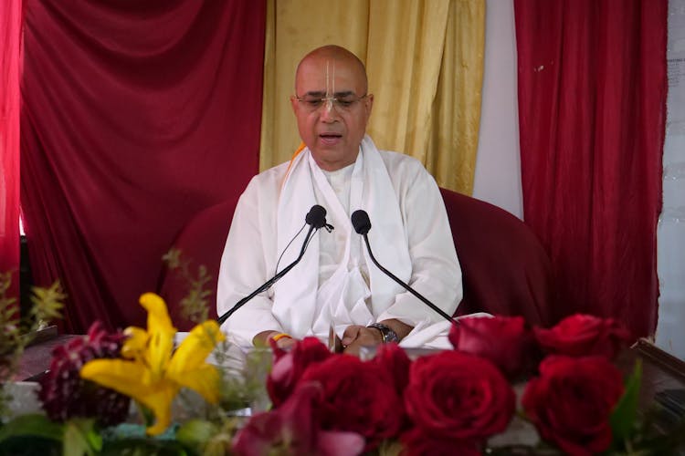 Dr Vrindavan Chandra Das Speaking