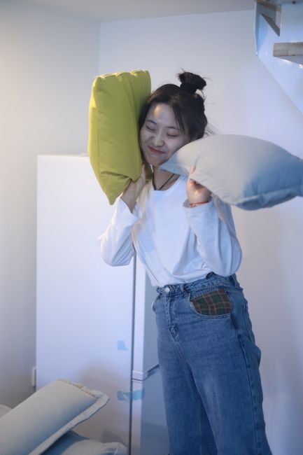 颈枕腰靠