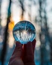 Photo of Person Holding Crystal Ball