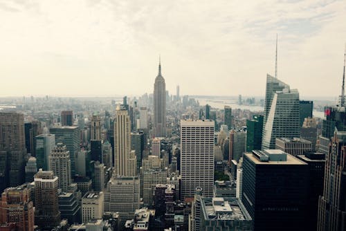 シティ, ドローン撮影, ニューヨークの無料の写真素材