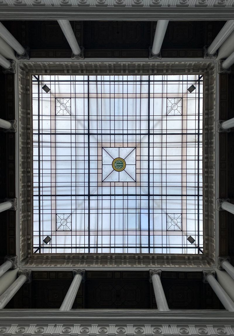 False Ceiling with a Chandelier as the Centerpiece