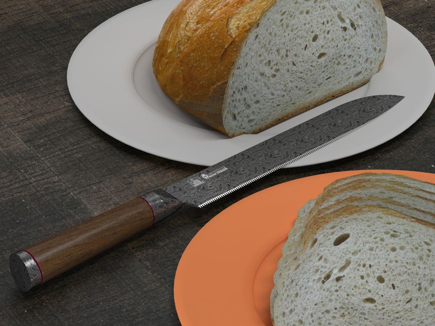 bread knife serrated review quality cut crust loaf