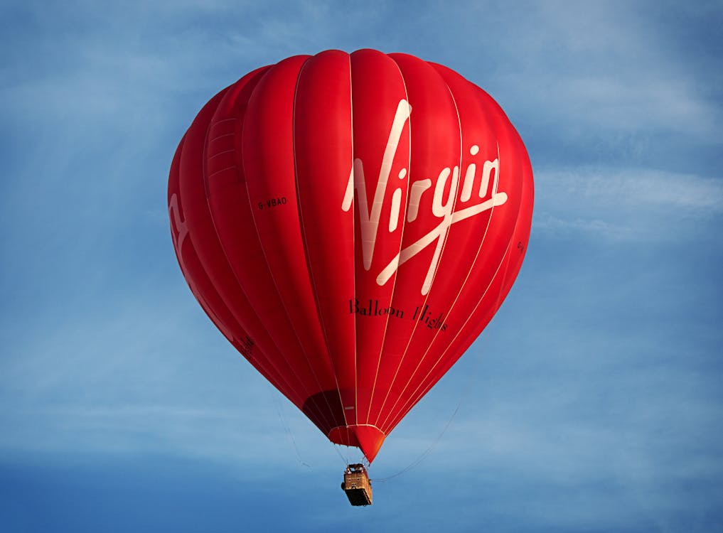 gratis Red Virgin Hete Luchtballon Stockfoto