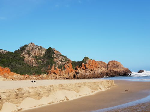 Rock Formation Near Body of Water