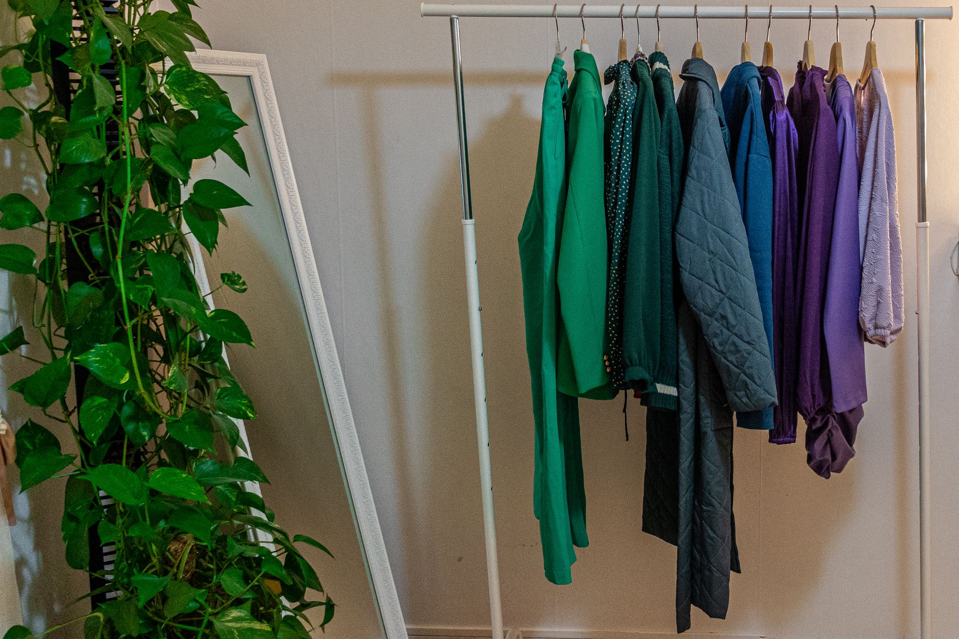 Eco-friendly clothing representing sustainable fashion trends