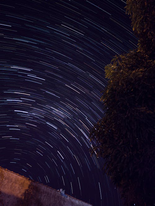Δωρεάν στοκ φωτογραφιών με galaxy, time lapse, αστέρια