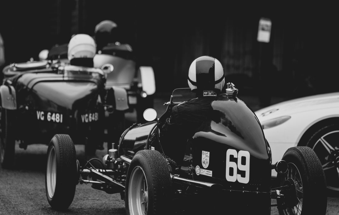 Vintage open-wheel race car, by josh marks on Pexels