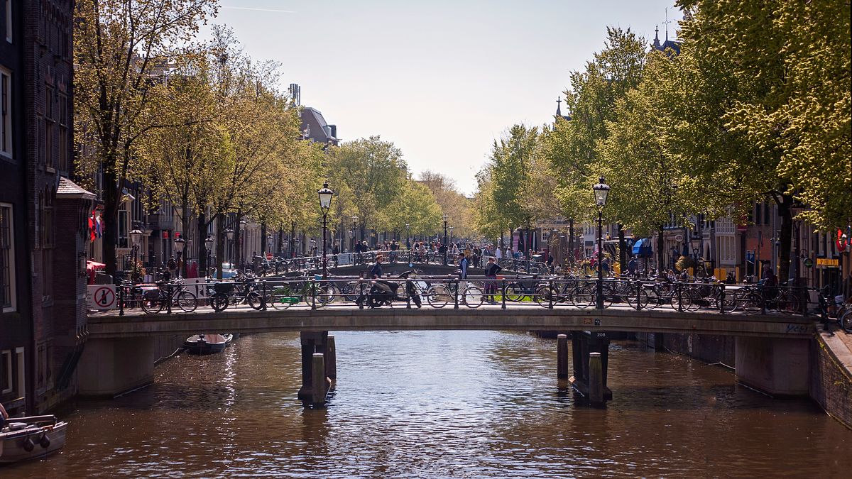 Jordaan Amsterdam - pod și canal