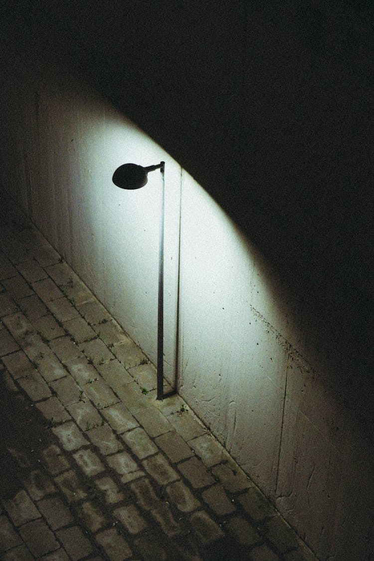 Street Lamp Light At Night