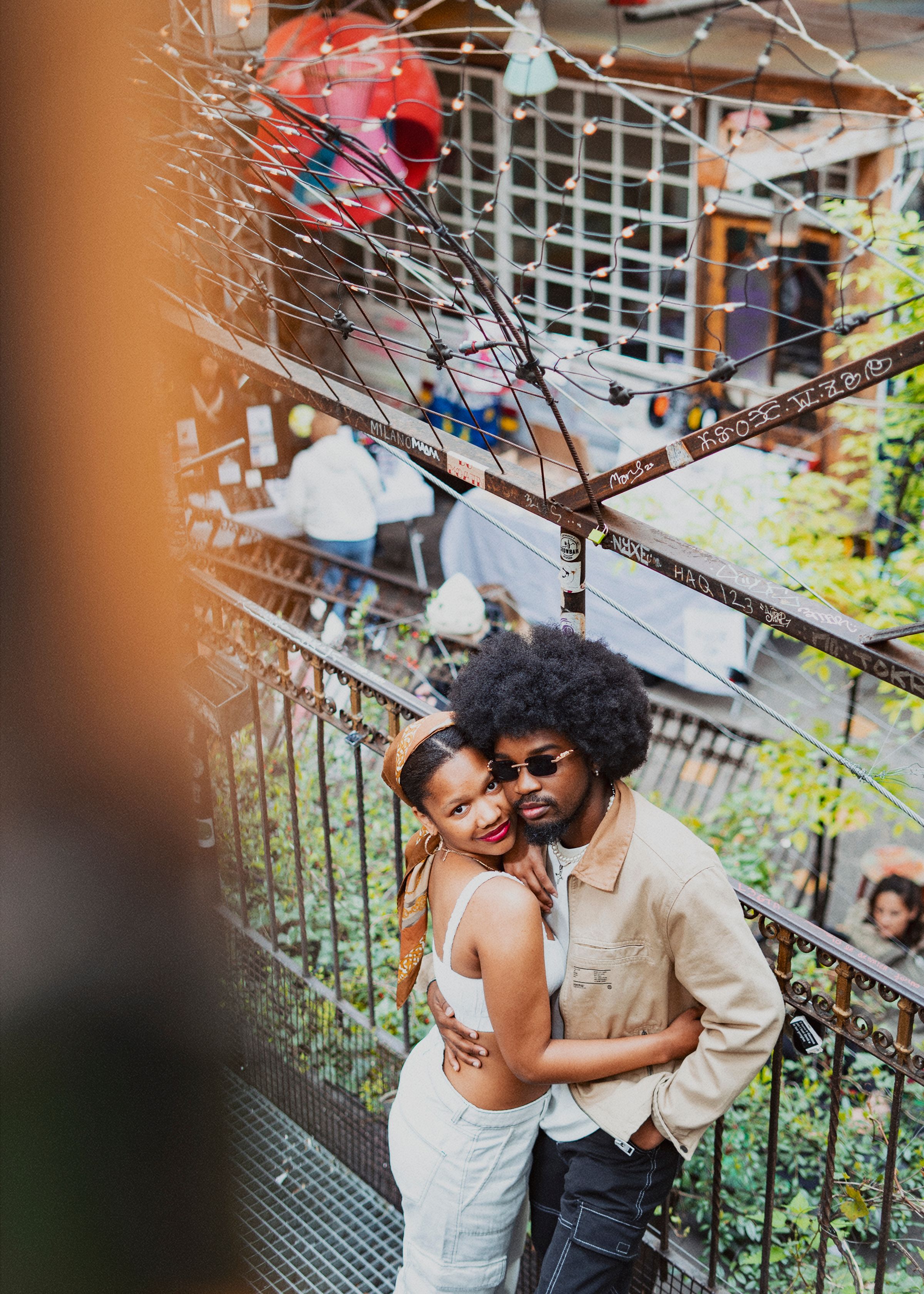 African Couple Hugging in a Park · Free Stock Photo