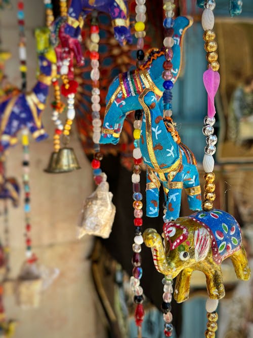Free stock photo of artisan, elephants, hangers