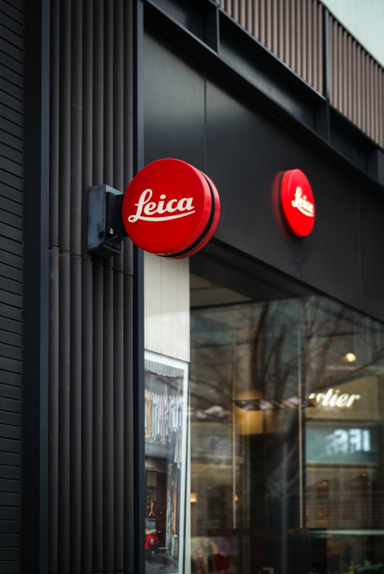 Facade Of A Leica Store 