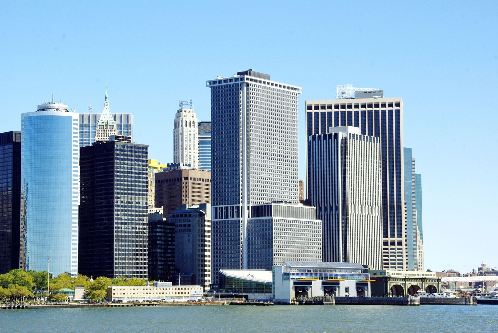 New York City skyline from waterfront