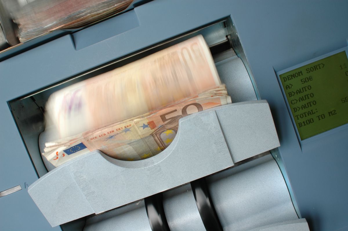 Euro bills currency Italy money