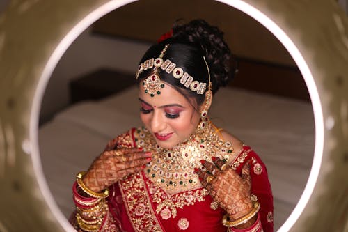 傳統, 印度女人, 印度新娘 的 免費圖庫相片