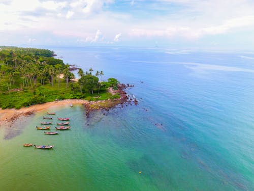 Pemandangan Laut Dari Mata Burung