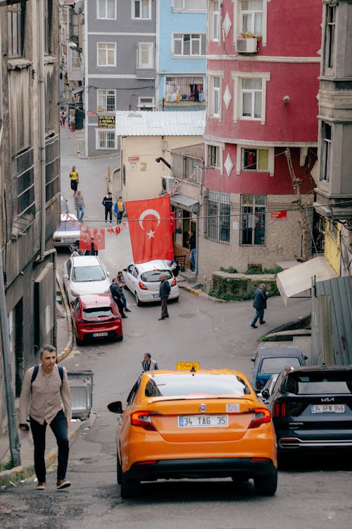 Fotobanka s bezplatnými fotkami na tému autá, budovy, Istanbul