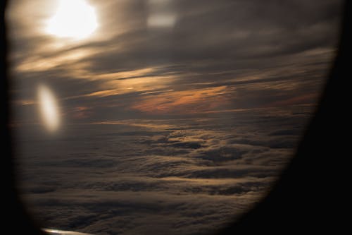 Free stock photo of above clouds, aeroplane, aircraft