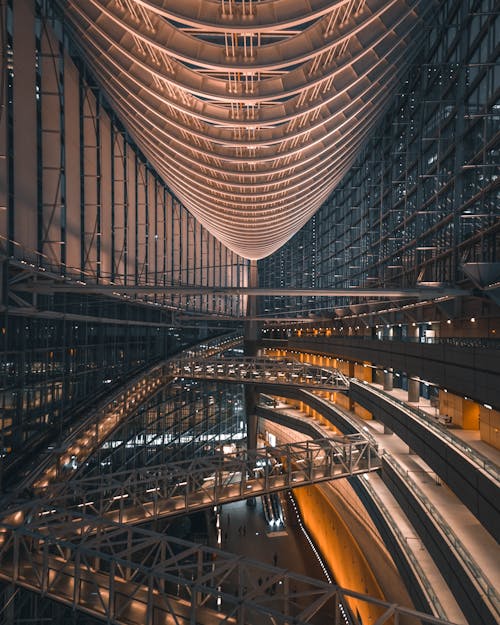 Interior of Tokyo International Forum