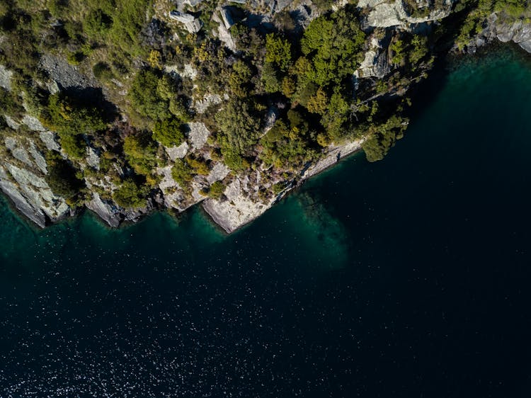 Aerial View Of Island