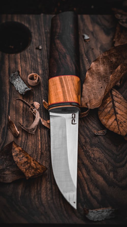 Knife and Leaves