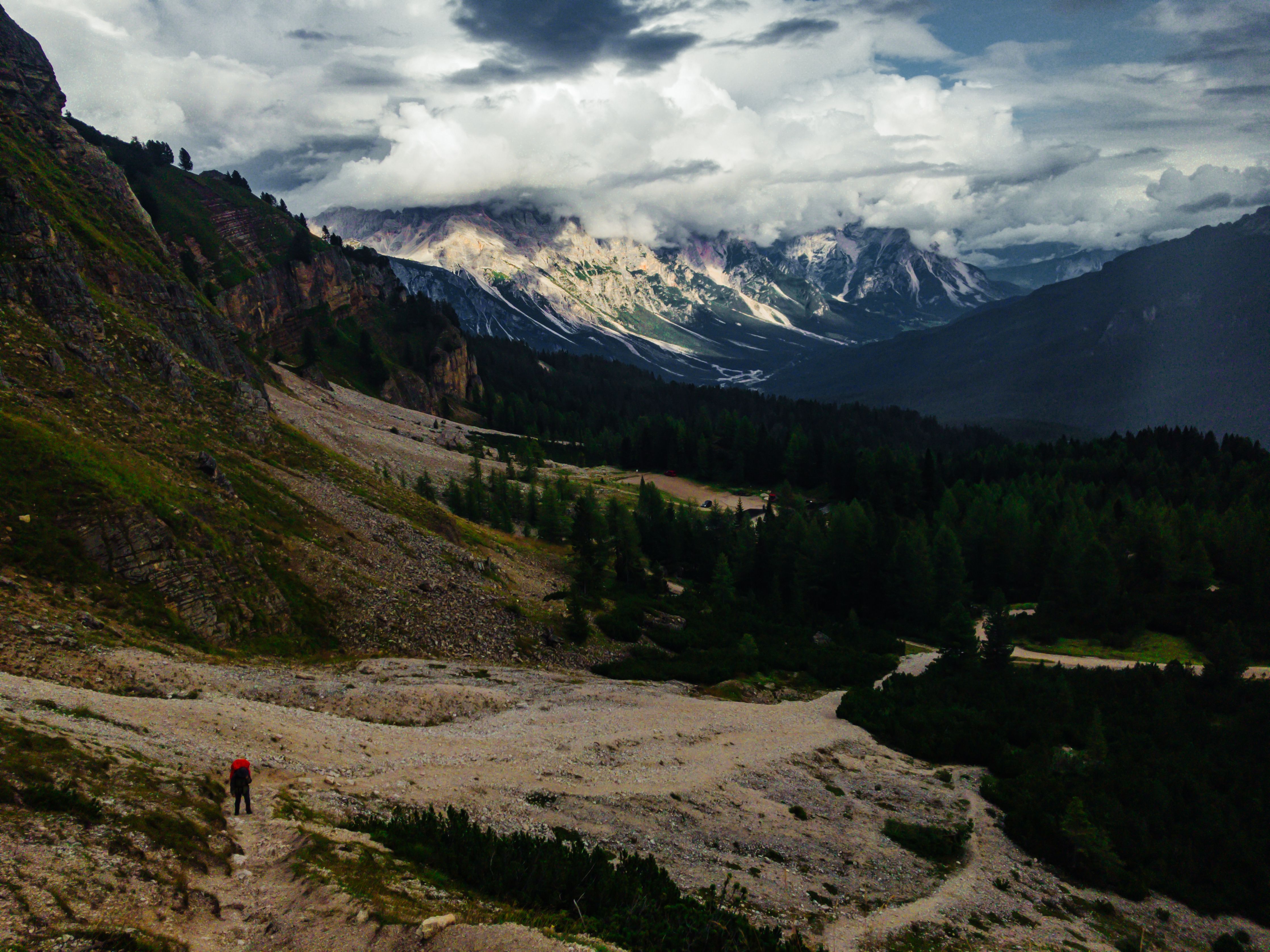 Stunning mountain view in the Dolomites, perfect for adventure and nature exploration.