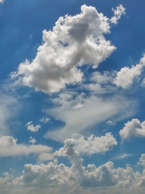 Free Clouds on the Blue Sky Stock Photo