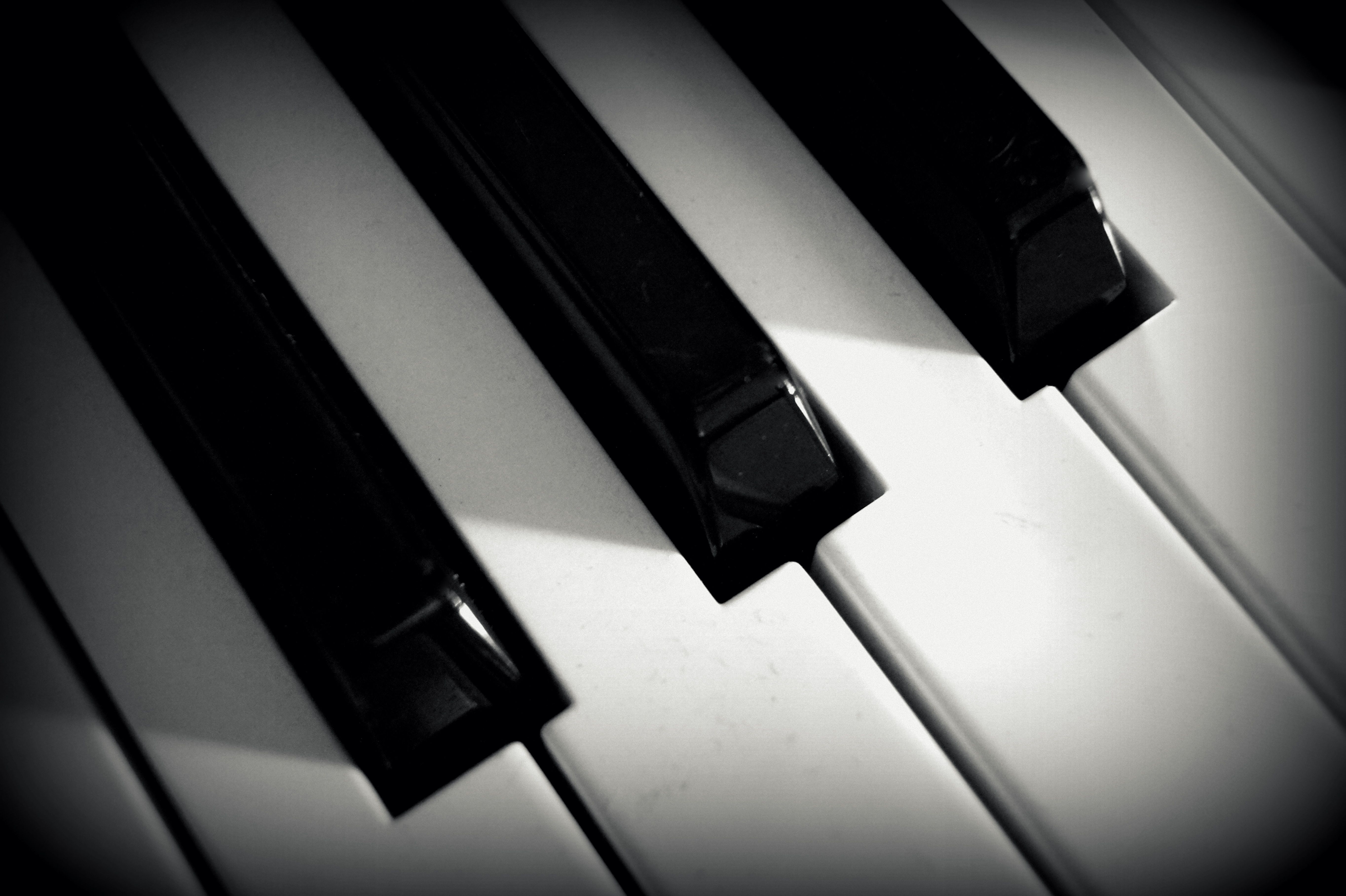 Close Up Photo Of Piano Keys Free Stock Photo