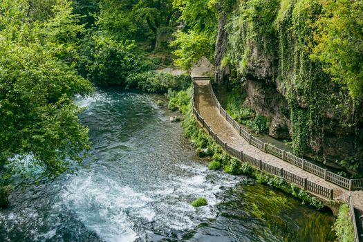 Düden waterfalls and cliffs — Antalya