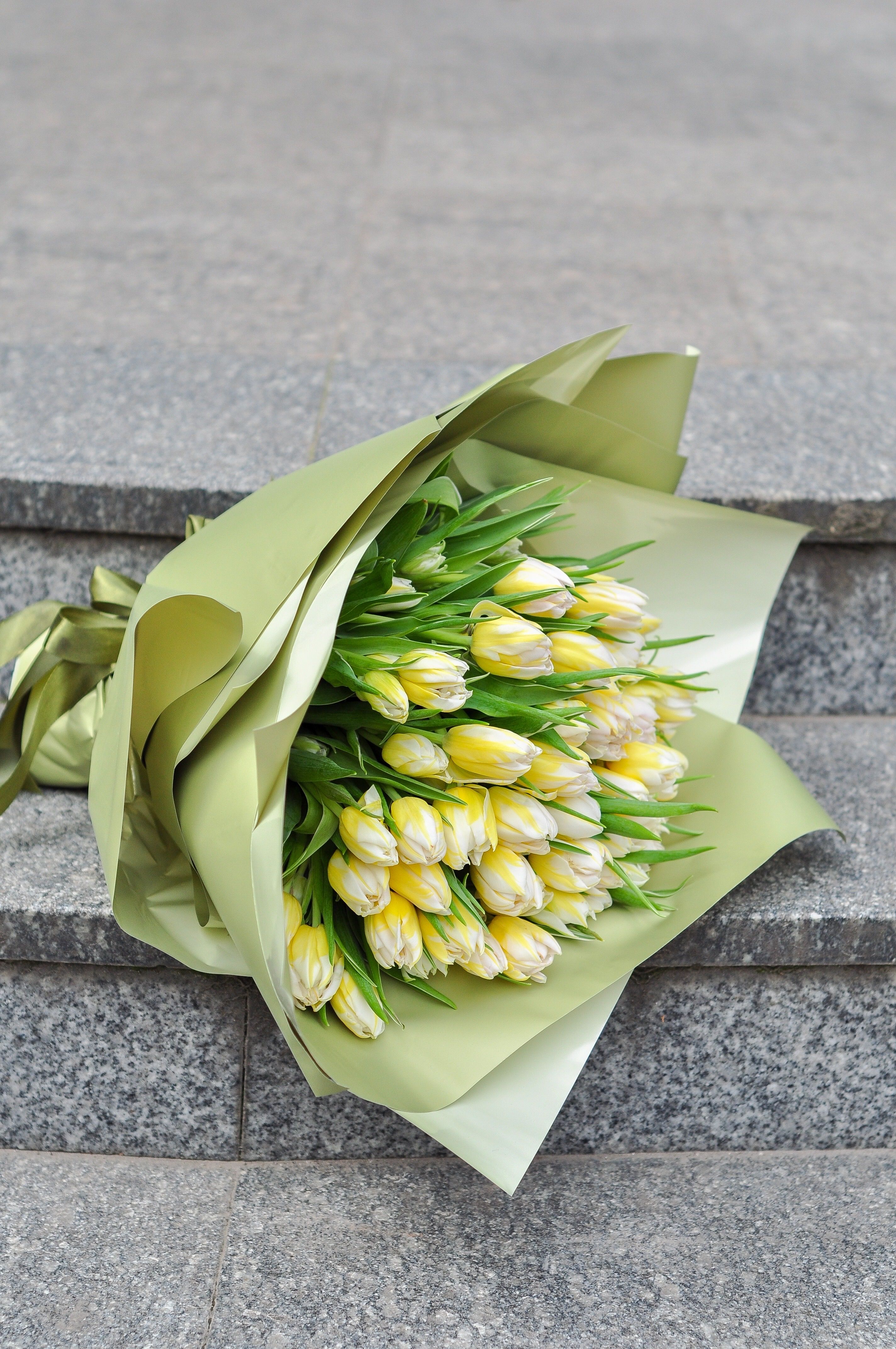 A Bouquet of Yellow Tulips · Free Stock Photo