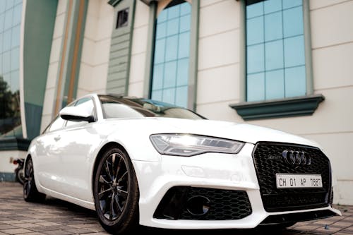 Foto d'estoc gratuïta de Audi, blanc, cotxe esportiu