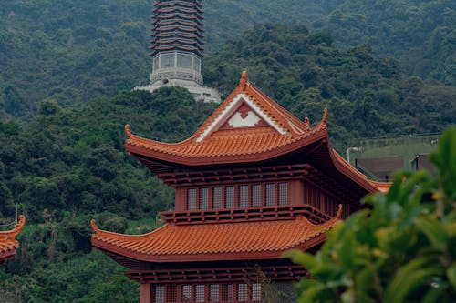 Základová fotografie zdarma na téma exteriér budovy, hora, pagoda
