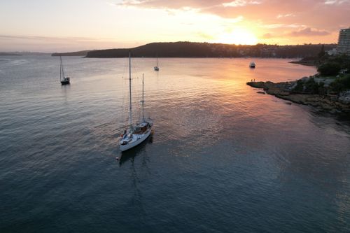 Free Sailing boat on harbour Stock Photo