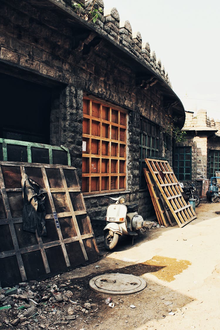 Stone Wall Of Building