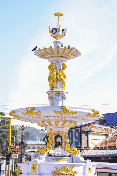Ornate Adams Fountain in Ooty India