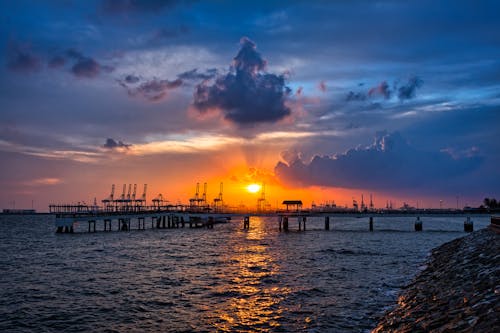 Photos gratuites de ciel spectaculaire, coucher de soleil, crépuscule