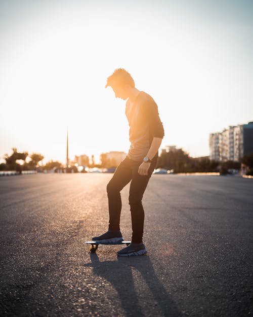 Patineur Spiderman