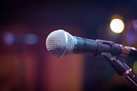 Black and Gray Microphone