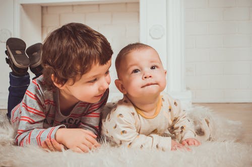 Free Toddler And A Baby  Stock Photo