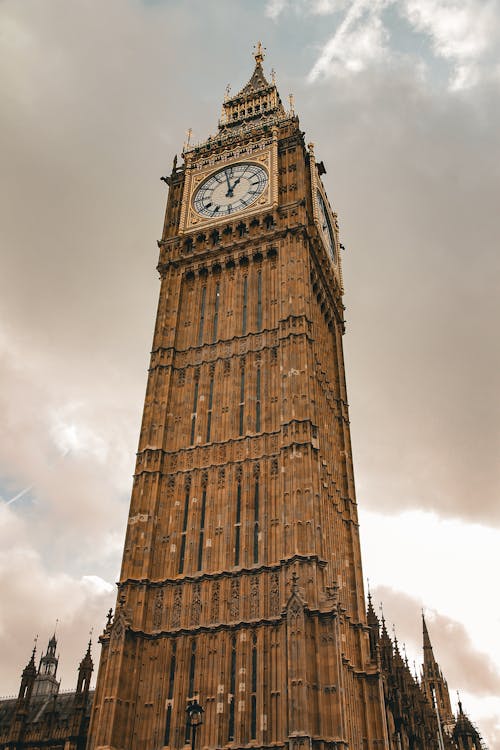 低角度拍攝, 倫敦, 倫敦大笨鐘 的 免费素材图片