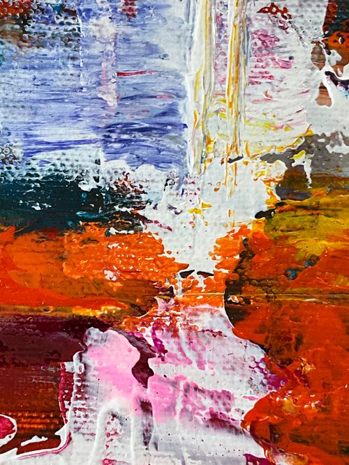 Free Colorful abstract art with vibrant colors and dynamic textures, perfect for modern decor. Stock Photo