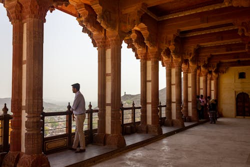 Kostenloses Stock Foto zu amber fort, amer, bewundernd