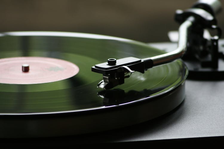 Vinyl Record Playing