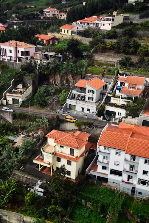 Houses on Madeira Island, Portugal