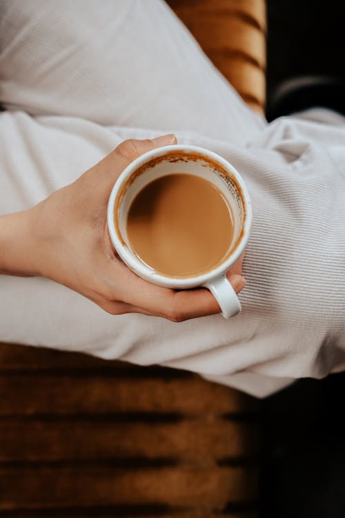 Hand Holding Coffee Cup